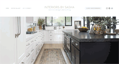 Desktop Screenshot of interiorsbysasha.com